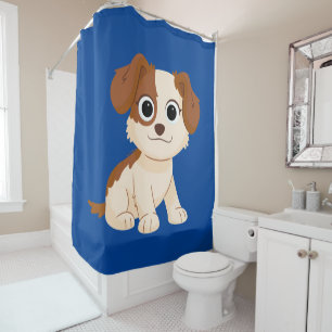 Sesame Street   Elmo's Puppy Tango Shower Curtain