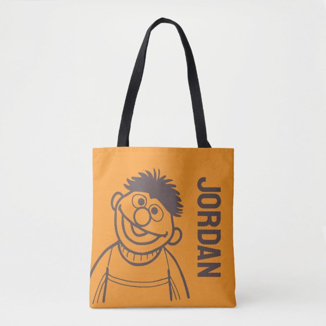 Sesame Street | Ernie | Add Your Name Tote Bag (Front)