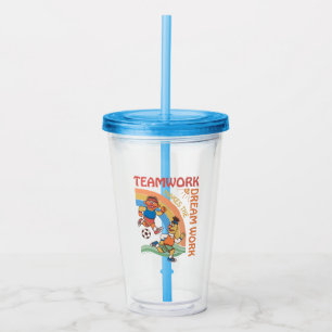 Sesame Street Ernie & Bert Teamwork Acrylic Tumbler