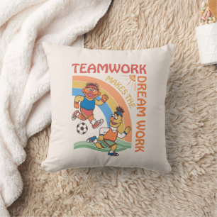 Sesame Street Ernie & Bert Teamwork Cushion