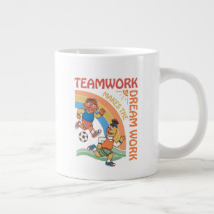 Sesame Street Ernie & Bert Teamwork Large Coffee Mug