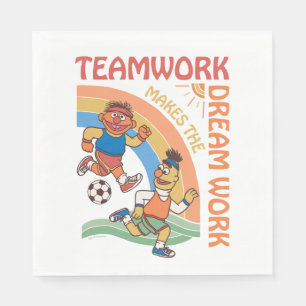 Sesame Street   Ernie & Bert Teamwork Napkin