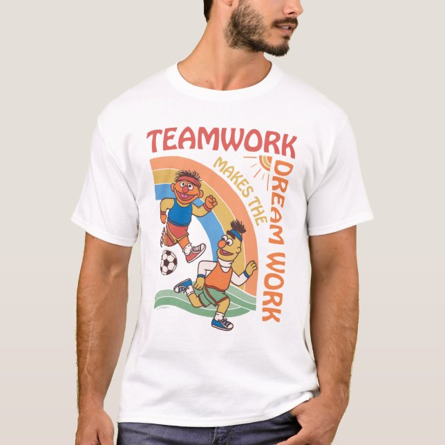 Sesame Street | Ernie & Bert Teamwork T-Shirt (Front)