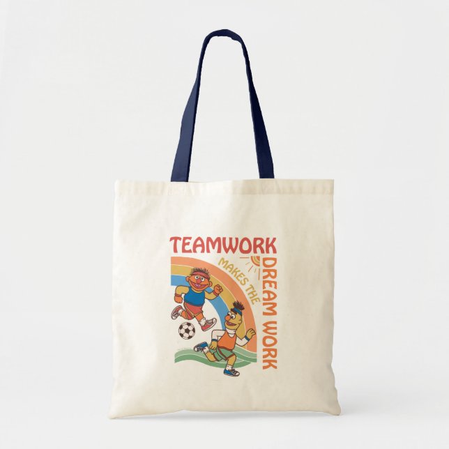 Sesame Street | Ernie & Bert Teamwork Tote Bag (Front)