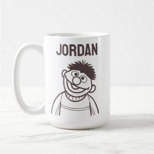 Sesame Street Ernie Bright Add Your Name Coffee Mug