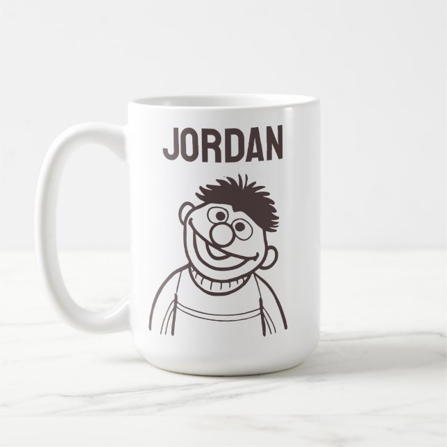 Sesame Street | Ernie Bright | Add Your Name Coffee Mug (Left)