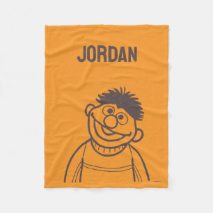 Sesame Street   Ernie Bright Add Your Name Fleece Blanket