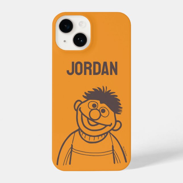Sesame Street | Ernie Bright | Add Your Name iPhone Case (Back)
