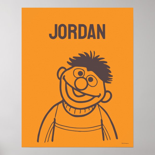Sesame Street | Ernie Bright | Add Your Name Poster (Front)