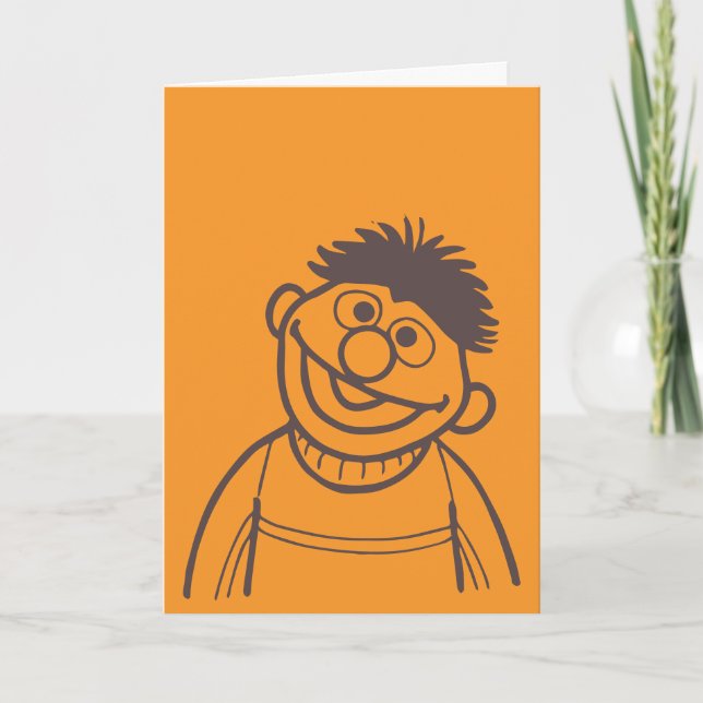 Sesame Street | Ernie Bright Card (Front)