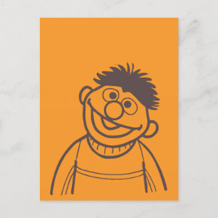 Sesame Street Ernie Bright Postcard