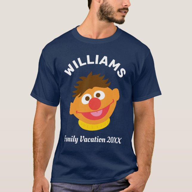 Sesame Street | Ernie Family Vacation T-Shirt (Front)