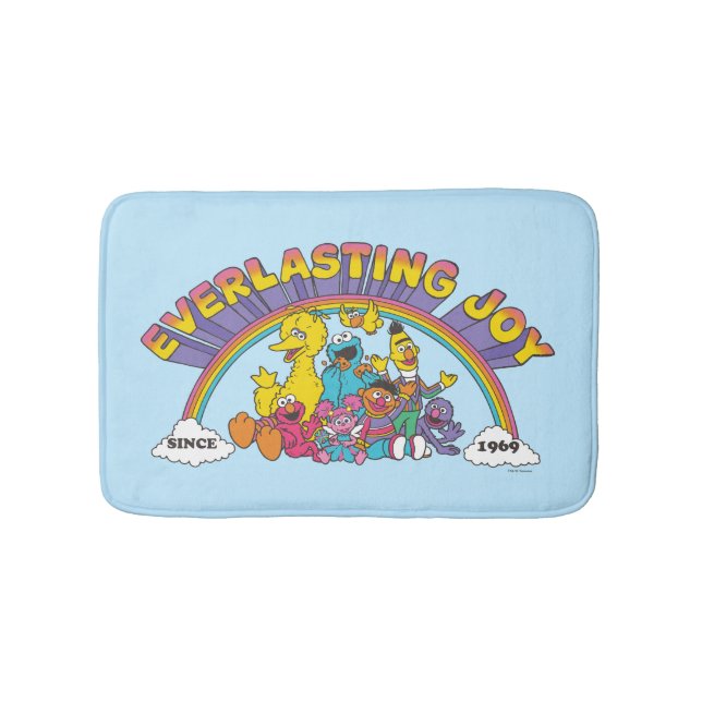 Sesame Street | Everlasting Joy Since 1969 Bath Mat (Front)
