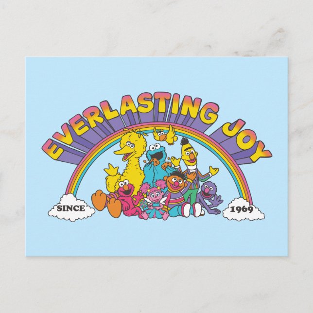 Sesame Street | Everlasting Joy Since 1969 Postcard (Front)