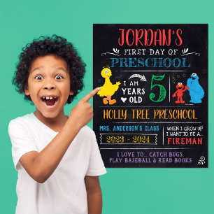 Sesame Street First or Last Day of School Poster