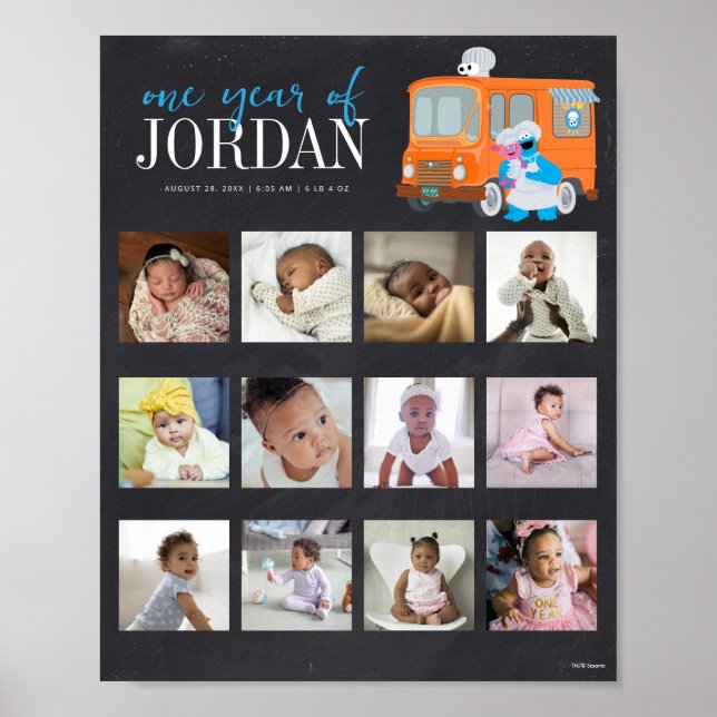 Sesame Street Foodie Truck One Year of 12 Months Poster (Front)