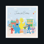 Sesame Street Friends Kids Birthday Napkin<br><div class="desc">Enjoy the celebration with these Sesame Street Friends Kids Birthday Paper Napkins! Featuring all your favorite characters—Elmo, Cookie Monster, Big Bird, Oscar the Grouch, Grover, and Abby Cadabby—these signs are the perfect way to set the stage for an unforgettable celebration. Imagine the excitement on your child's face when they see...</div>