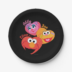 Sesame Street Friends Paper Plate