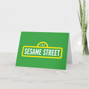 Sesame Street Full Colour Logo Holiday Card