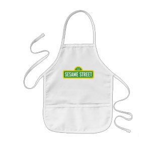 Sesame Street Full Colour Logo Kids Apron