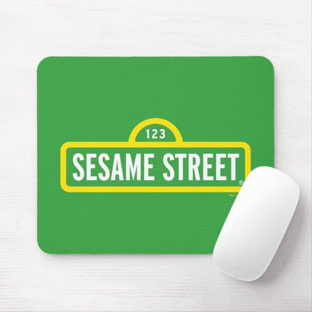 Sesame Street | Full Colour Logo Mouse Mat (With Mouse)
