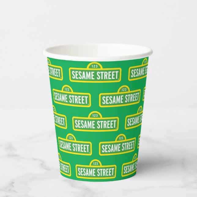Sesame Street | Full Colour Logo Paper Cups (Left)