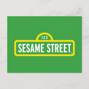 Sesame Street   Full Colour Logo Postcard