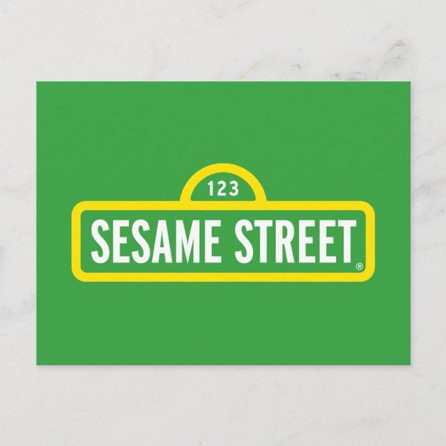 Sesame Street | Full Colour Logo Postcard (Front)