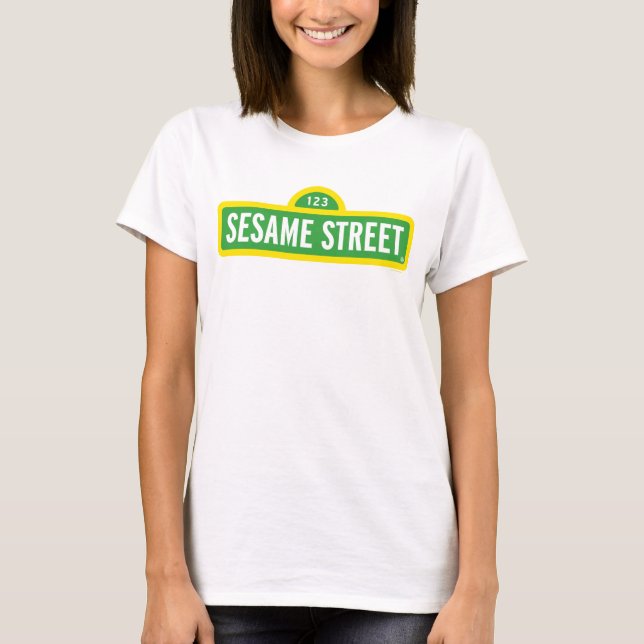 Sesame Street | Full Colour Logo T-Shirt (Front)