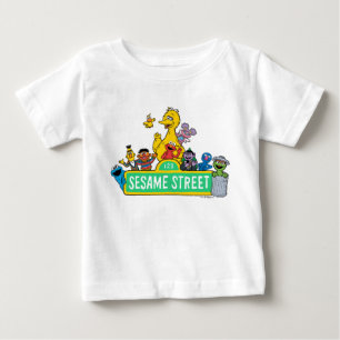 Sesame Street   Full Colour With Pals Baby T-Shirt