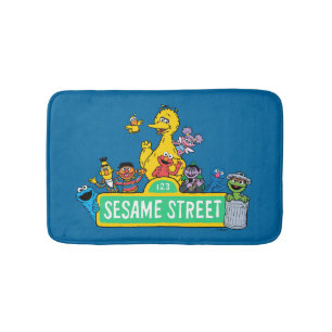 Sesame Street   Full Colour With Pals Bath Mat