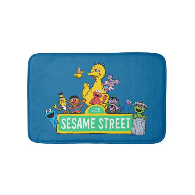 Sesame Street | Full Colour With Pals Bath Mat (Front)
