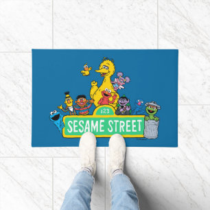 Sesame Street   Full Colour With Pals Doormat