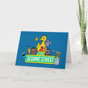 Sesame Street Full Colour With Pals Holiday Card