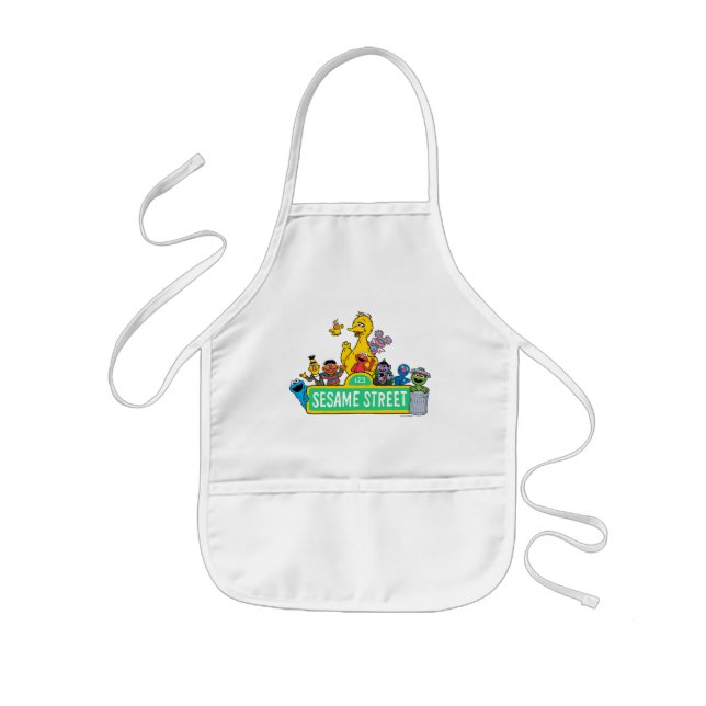Sesame Street | Full Colour With Pals Kids Apron (Front)