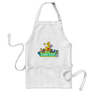Sesame Street Full Colour With Pals Standard Apron