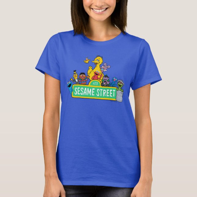 Sesame Street | Full Colour With Pals T-Shirt (Front)