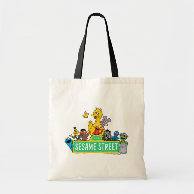 Sesame Street | Full Colour With Pals Tote Bag (Front)