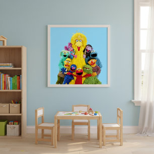 Sesame Street   Fun Colourful Pals Portrait Poster
