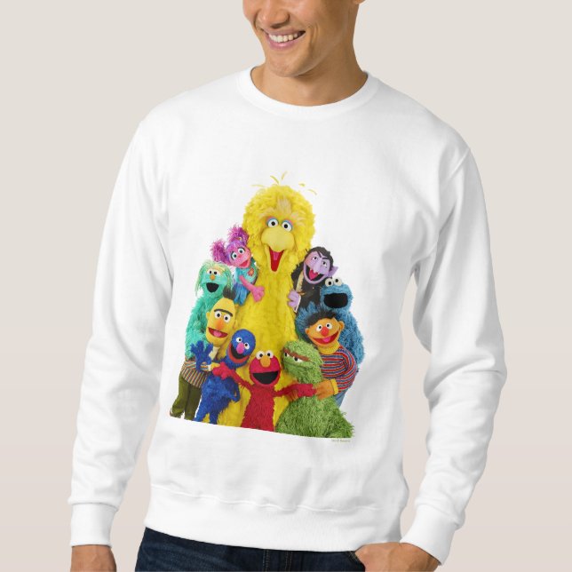 Sesame Street | Fun Colourful Pals Portrait Sweatshirt (Front)