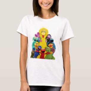 Sesame Street Fun Colourful Pals Portrait T-Shirt