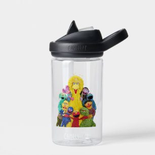 Sesame Street Fun Colourful Pals Portrait Water Bottle