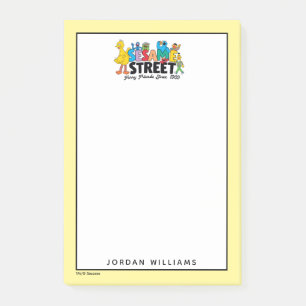 Sesame Street   Furry Friends   Add Your Name Post-it Notes