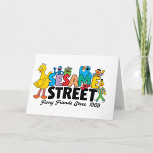 Sesame Street   Furry Friends Since 1969 Card