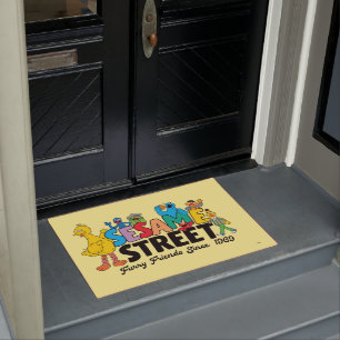 Sesame Street Furry Friends Since 1969 Doormat