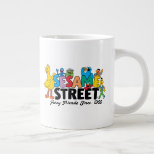 Sesame Street Furry Friends Since 1969 Large Coffee Mug