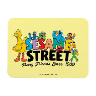 Sesame Street Furry Friends Since 1969 Magnet