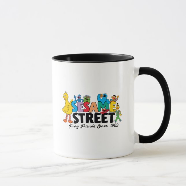 Sesame Street | Furry Friends Since 1969 Mug (Right)