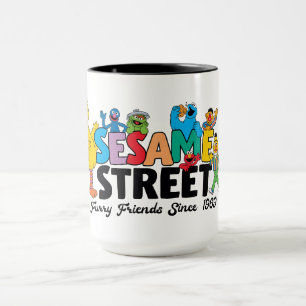 Sesame Street Furry Friends Since 1969 Mug