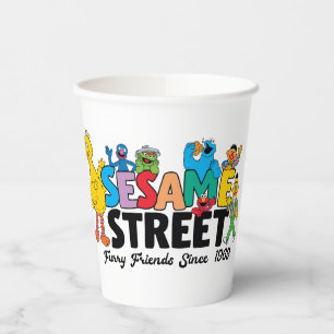 Sesame Street   Furry Friends Since 1969 Paper Cups